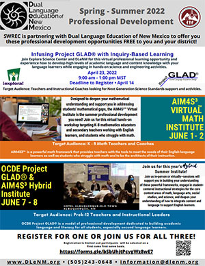 Click to view Spring Summer 2022 Professional Development flyer